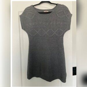Women's Gray l.e.i. Knitted Top SZ XL